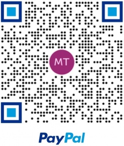 QR code for PayPal payments for translation services